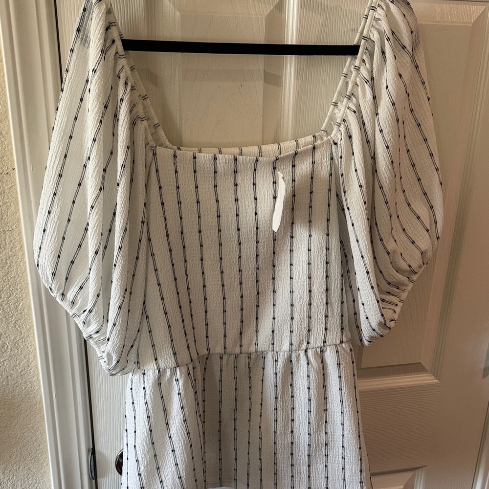 Madewell Women’s Jacquard Puff Sleeve Empire Top NWT - 3x